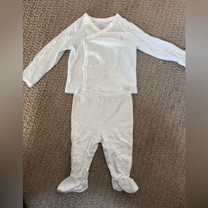 Ralph Lauren White Striped Kids Matching Set